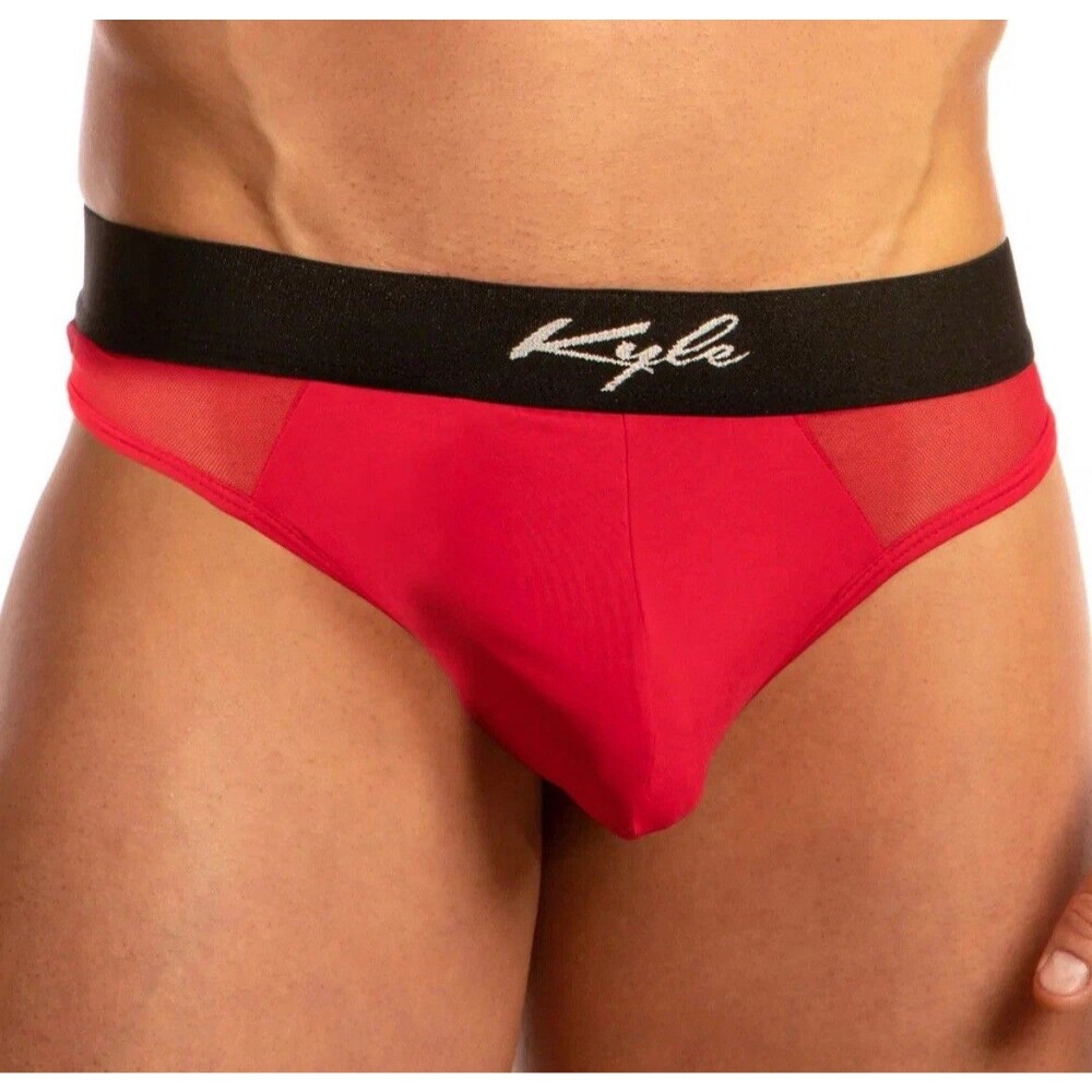 Men’s Kyle Elegant Thong in Fuchsia or Red - Size Small, NWT - Picture 2 of 7